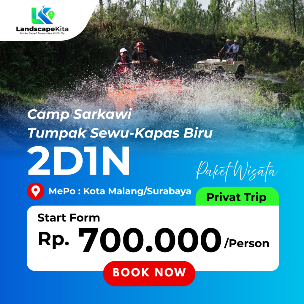 CAMP SARKAWI-TUMPAK SEWU-KAPAS BIRU 2D1N
