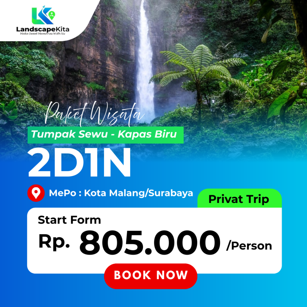 PAKET TUMPAK SEWU-KAPAS BIRU 2D1N
