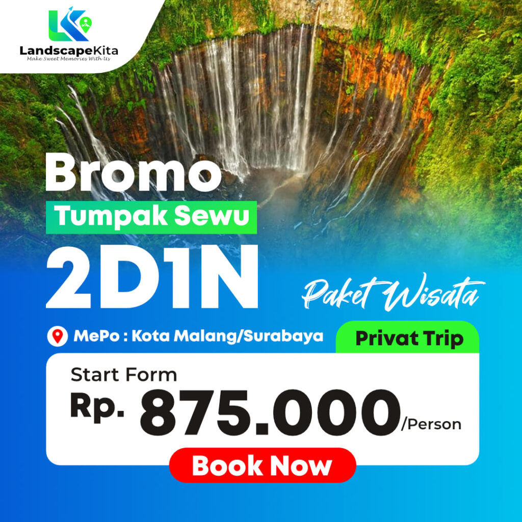 JASA TRAVEL DAN DOKUMENTASI, PAKET WISATA BROMO - TUMPAK SEWU 2D1N