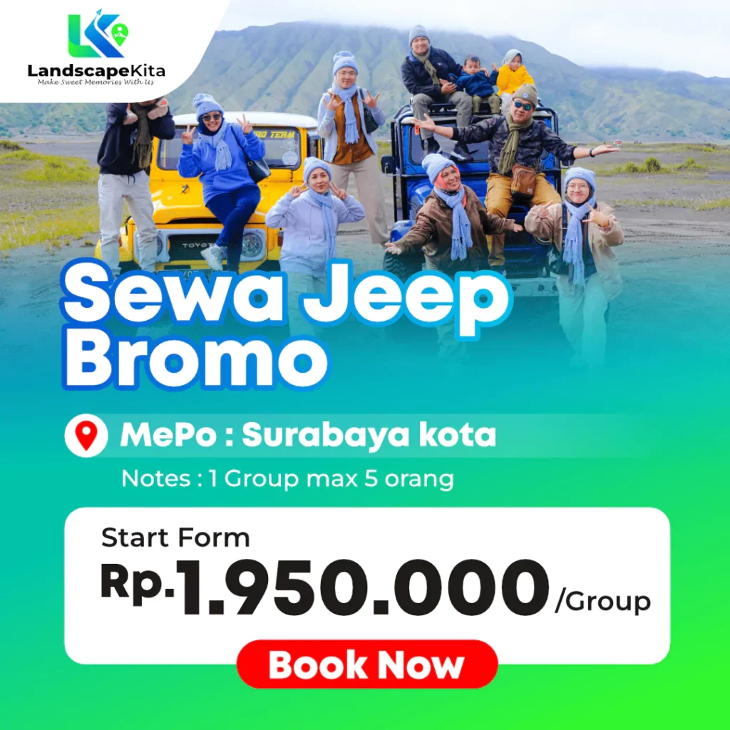 SEWA JEEP BROMO RP. 1.950.000